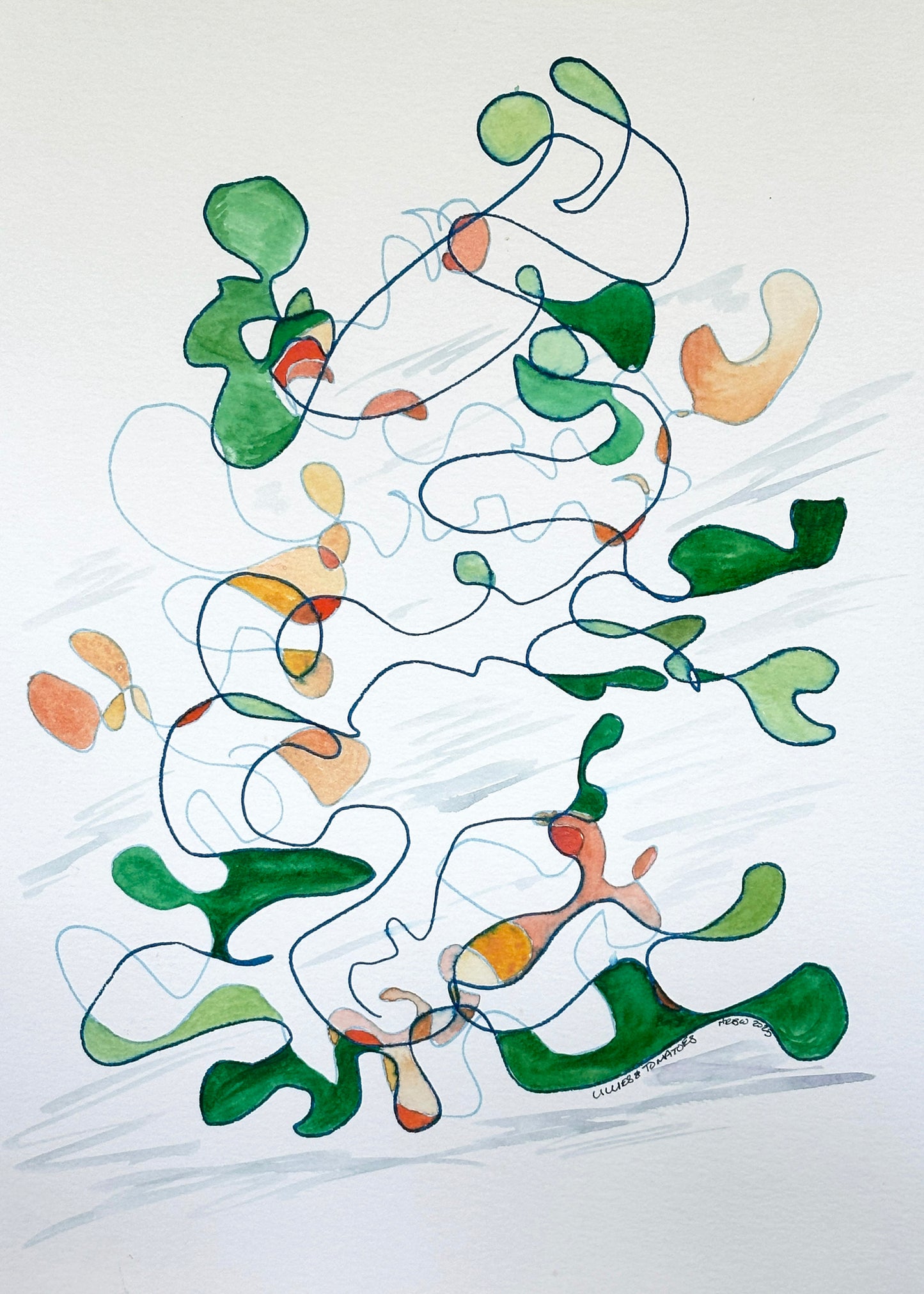 Lilies and Tomatoes (unframed)