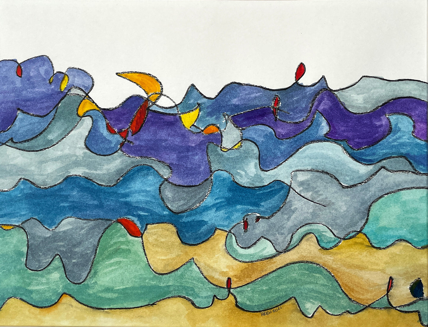 Carolina Waves (unframed)