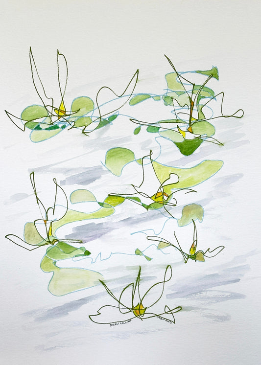 Dizzy Lilies (framed)
